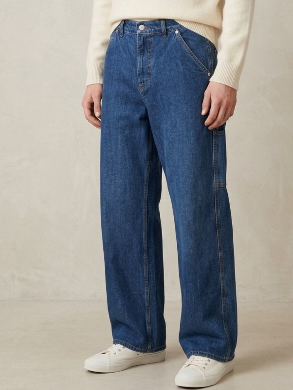 Our Legacy Relaxed-Fit Workwear Jeans in Mid Blue